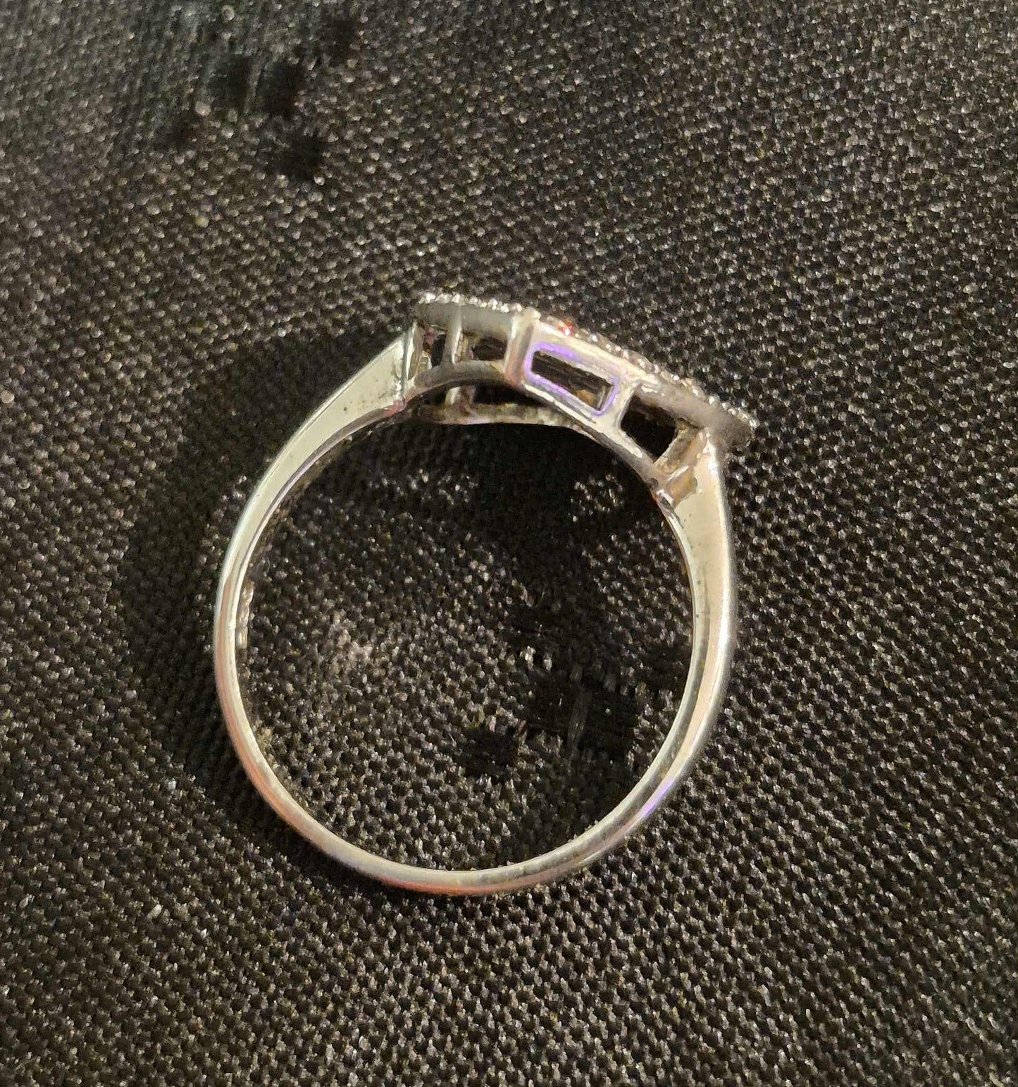 Zirkon sølv hjertering