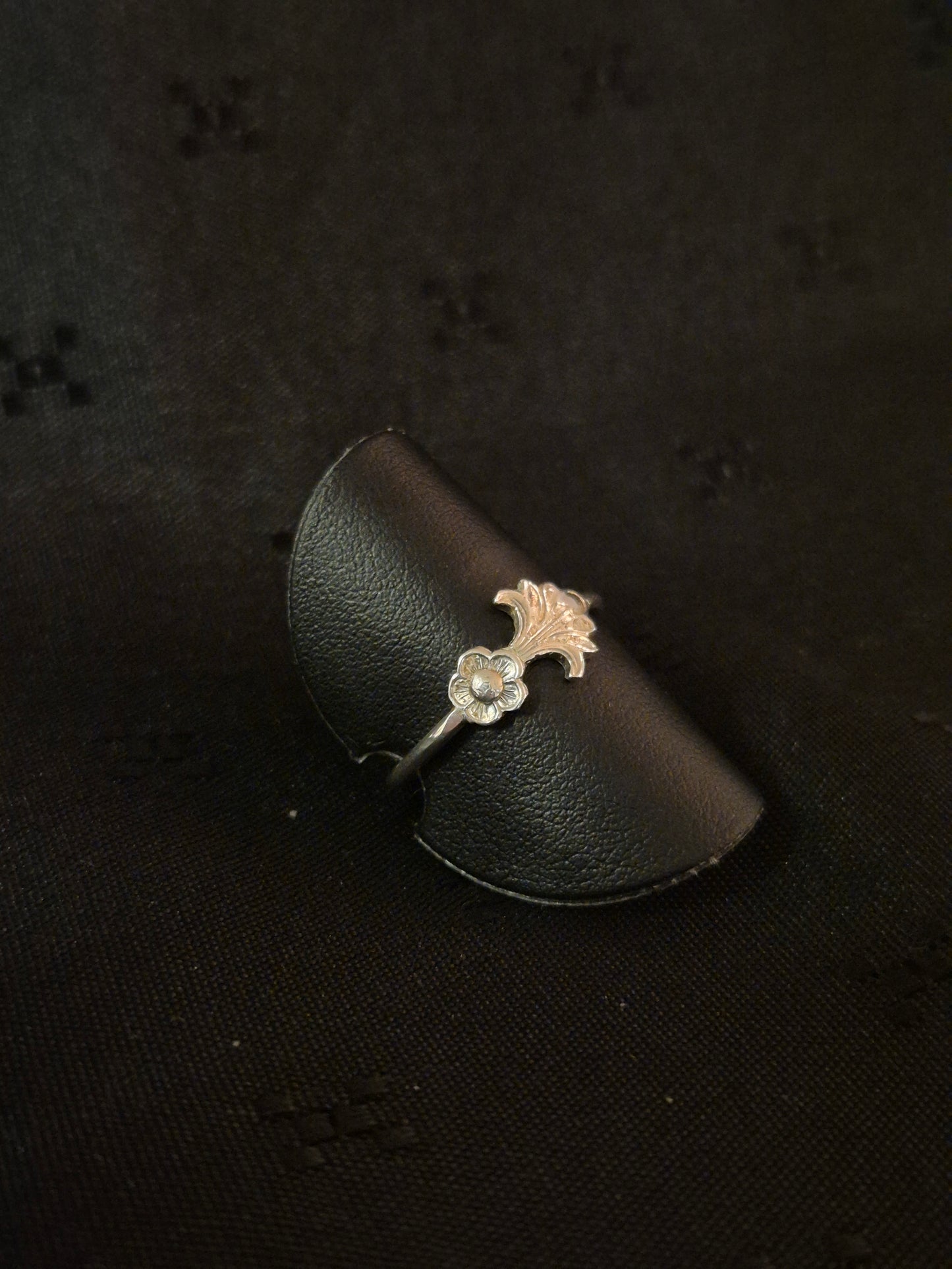 Viking rose sølvring