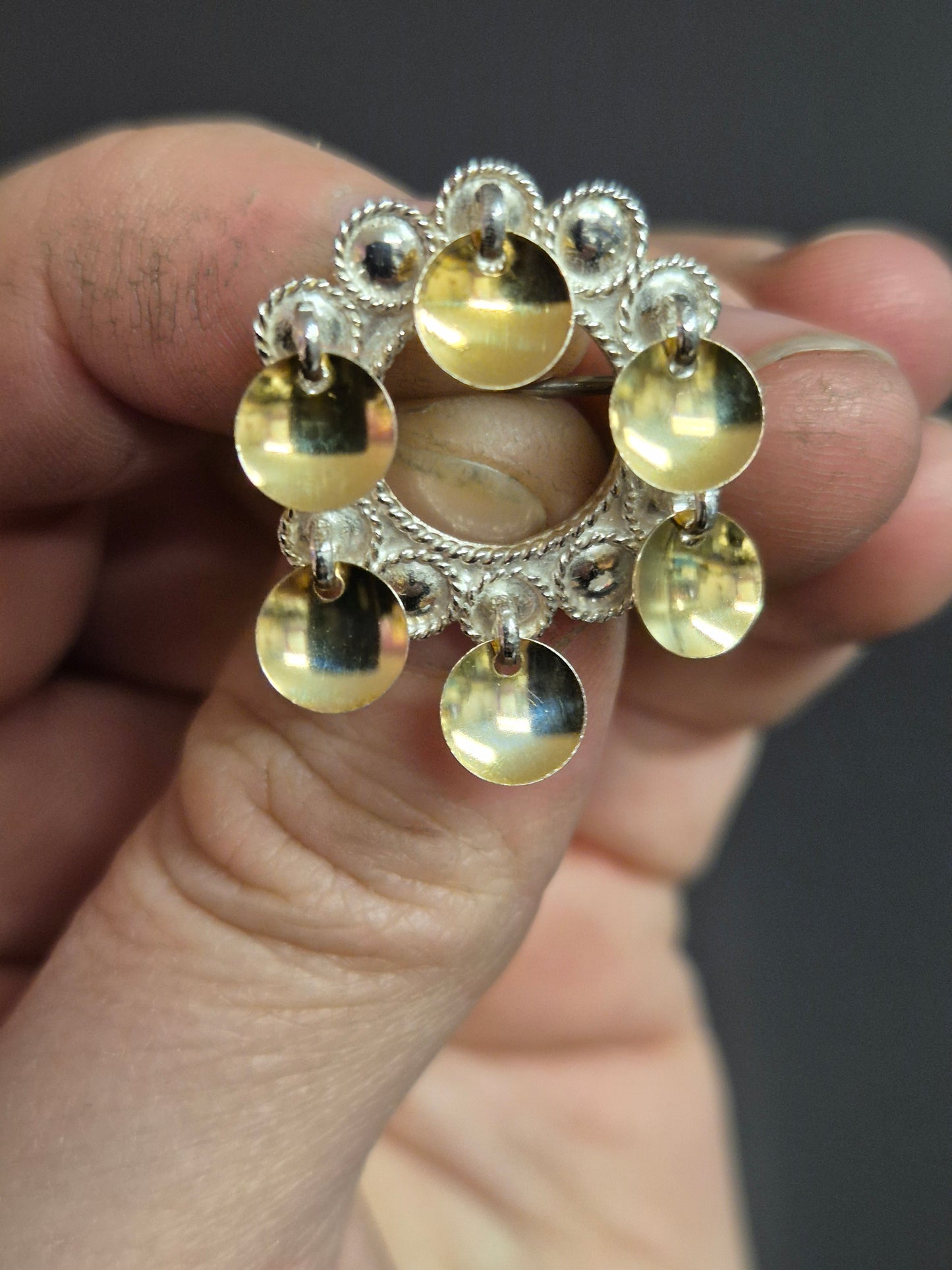 Barnesølje m/forgylt løv v.nr2