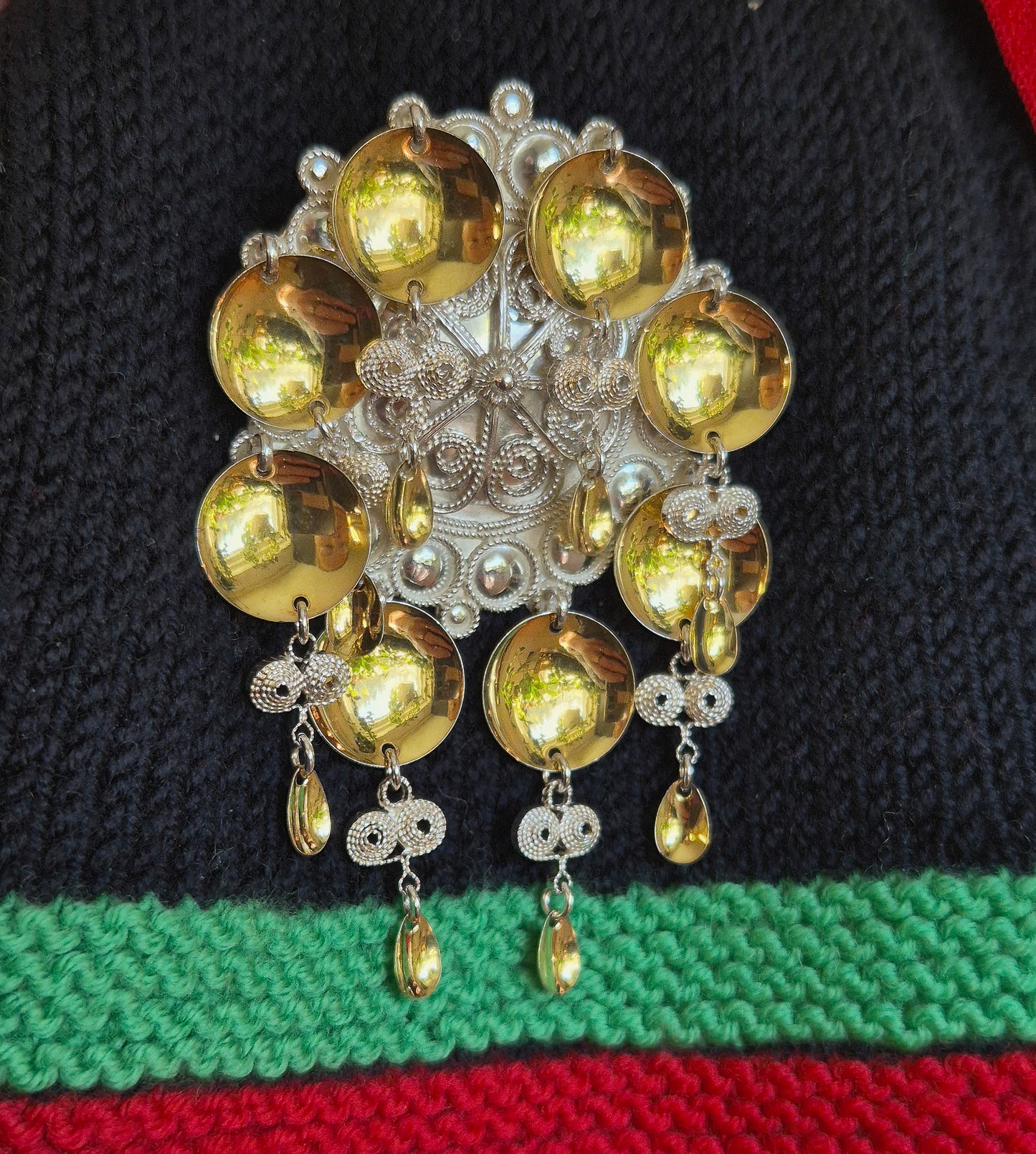 Liten lauvsølje m/filigranheng v.nr3