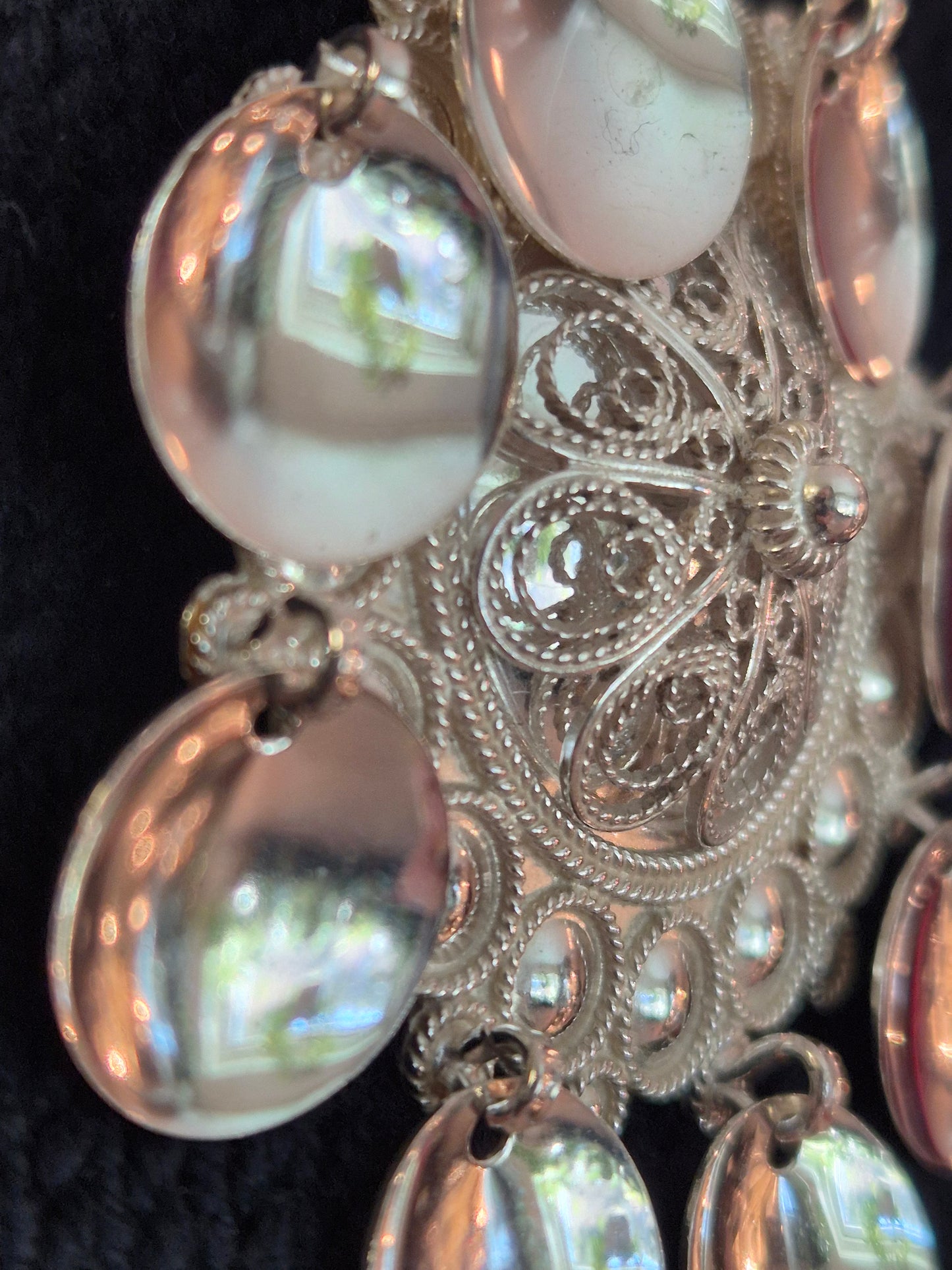 Liten lauvsølje m/hvit rose v.nr7