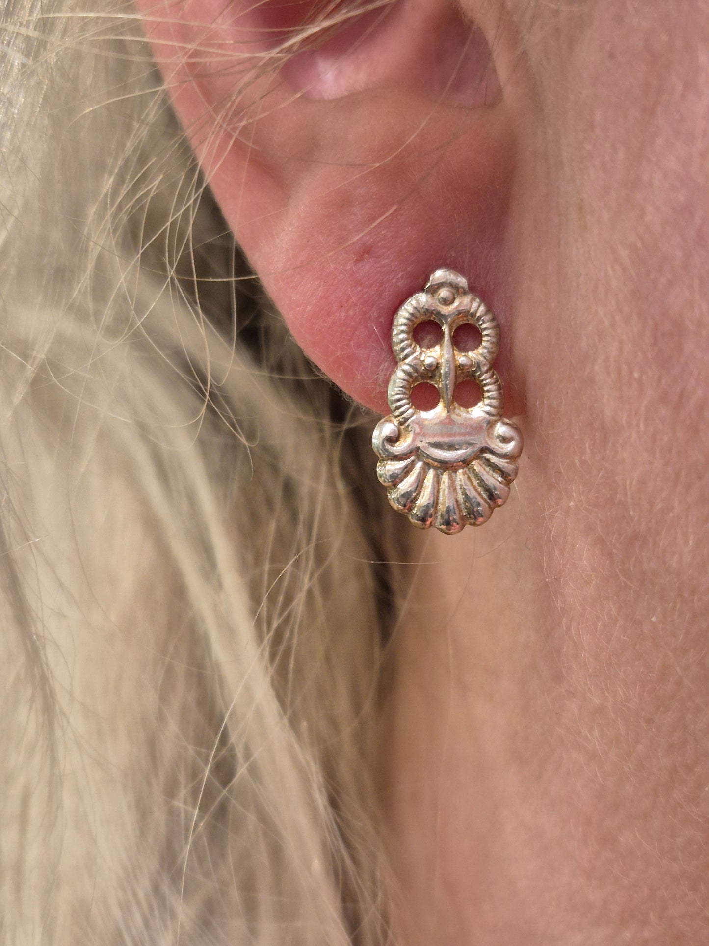 Sølvbestikk øredobber